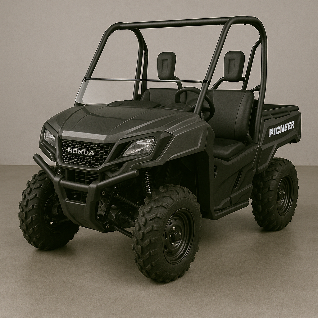 2021+ HONDA PIONEER 520 TILTING UTV WINDSHIELD - FOR SOFT OR NO TOP (TK00322, TK00323 & TK00624)