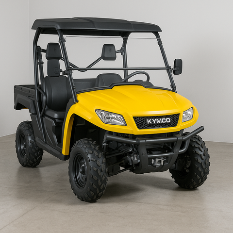 TK00687 2014-2017 KYMCO 500/700 (EXCLUDES 2018 + 700i) TILTING UTV WINDSHIELD - STANDARD 3/16" - FOR FACTORY HARD TOP