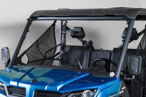 TK00552 CFMOTO UFORCE 1000/1000XL WITH PRO FIT FRAME FULL UTV WINDSHIELD - SCRATCH RESISTANT 1/4"