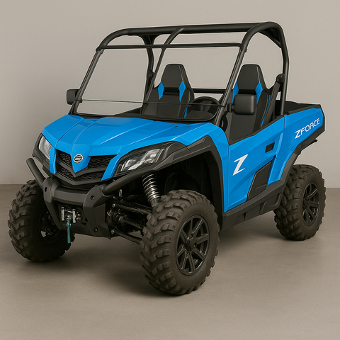 TK00101 CF MOTO ZFORCE (EXCLUDES ZFORCE 950 & 2023 800 MODELS) HALF UTV WINDSHIELD - STANDARD 3/16"