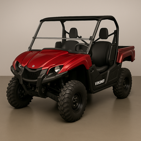 TK00109 YAMAHA VIKING TILTING UTV WINDSHIELD - STANDARD 3/16" - FOR FACTORY HARD TOP