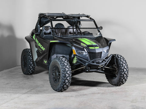 TK00433 ARCTIC CAT WILDCAT XX TILTING UTV WINDSHIELD - STANDARD 3/16" - FOR FACTORY HARD TOP