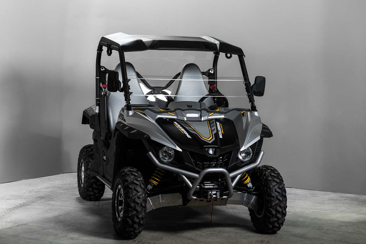 TK00844 YAMAHA WOLVERINE HALF UTV WINDSHIELD - STANDARD 3/16"