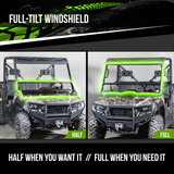 TERRARIDER ARCTIC CAT PROWLER PRO TILTING UTV WINDSHIELD - PRO FIT FRAME - STANDARD 3/16” (COMPATIBLE WITH THE TRACKER)