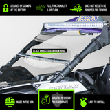 Can-am Maverick X3 No Intrusion Full Tilting UTV Windshield 1/4" Scratch Resistant