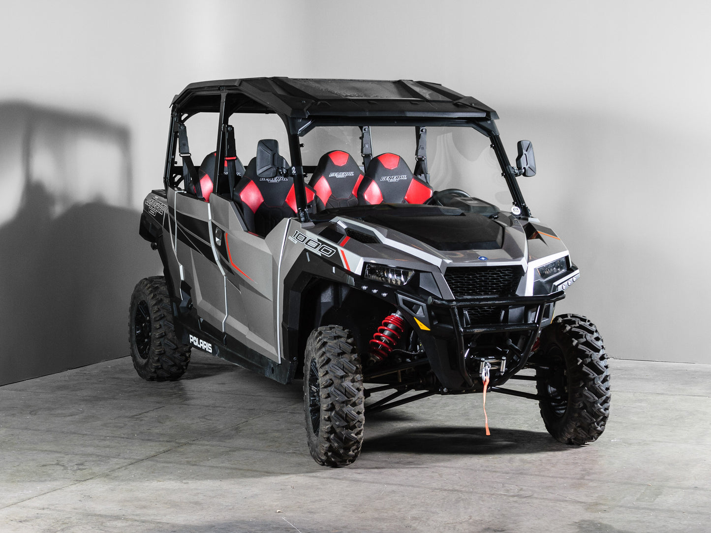 TK00803
POLARIS GENERAL WITH PRO FIT FRAME FULL UTV WINDSHIELD - SCRATCH RESISTANT 1/4"
