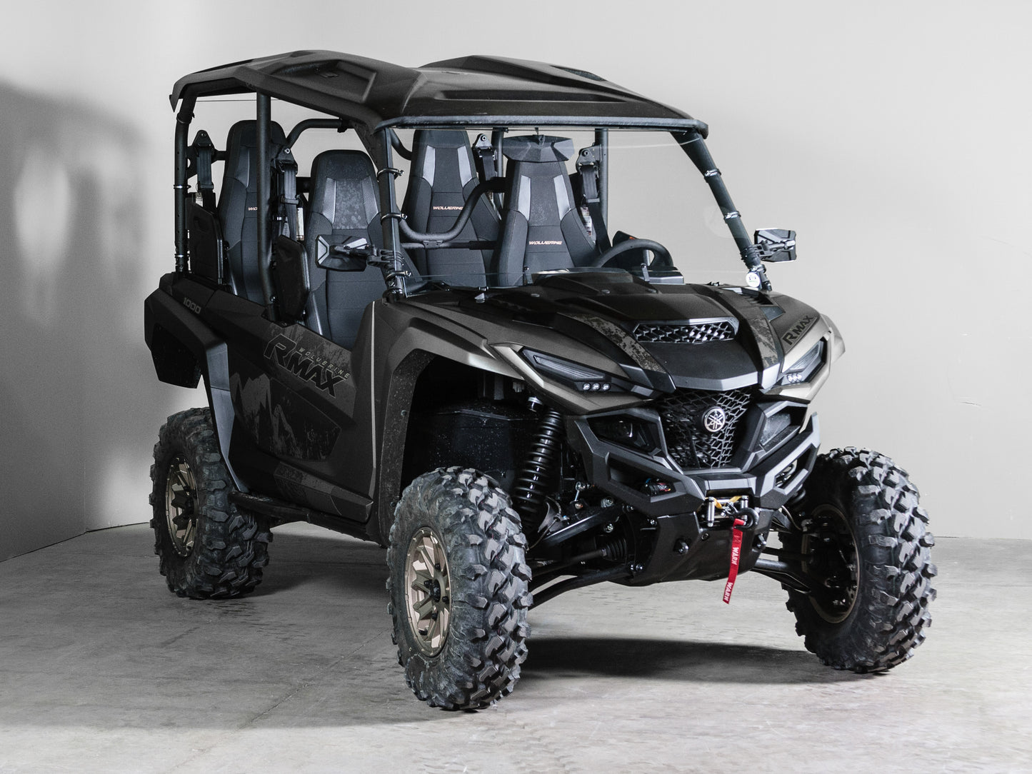 TK00857 YAMAHA RMAX FULL UTV WINDSHIELD - SCRATCH RESISTANT 1/4”
