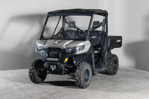 TK00171 CAN-AM DEFENDER WITH PRO FIT FRAME HALF UTV WINDSHIELD - STANDARD 3/16"