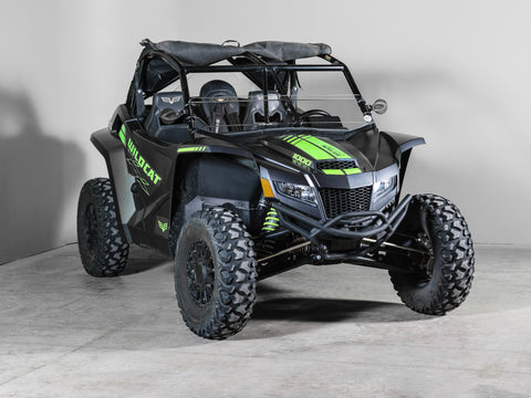 TK00439 ARCTIC CAT WILDCAT XX HALF UTV WINDSHIELD - STANDARD 3/16"