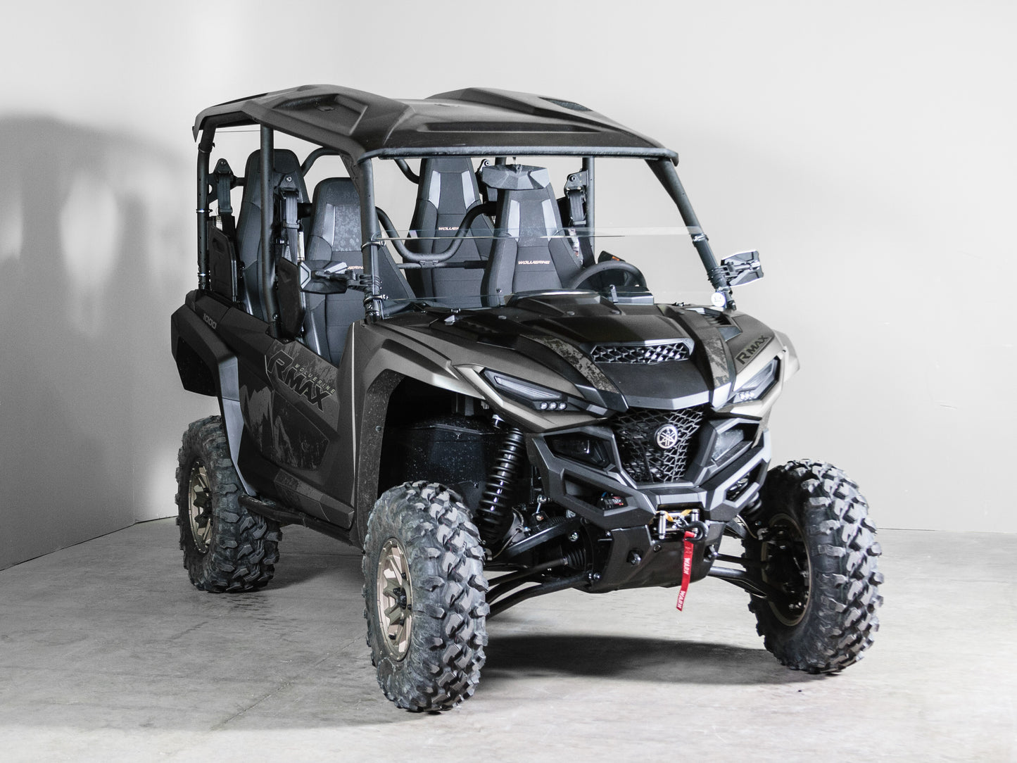 TK00344 YAMAHA RMAX HALF UTV WINDSHIELD - STANDARD 3/16"