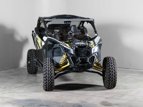 TK00512 CAN-AM MAVERICK X3 (WITHOUT INTRUSION BARS) HALF UTV WINDSHIELD - STANDARD 3/16"
