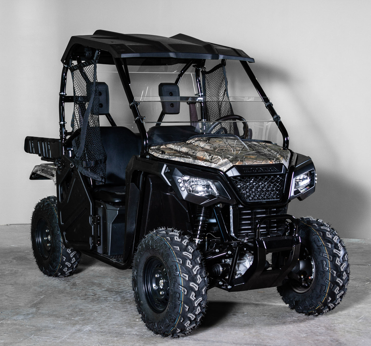 TK00625 2021+ HONDA PIONEER 520 HALF UTV WINDSHIELD - STANDARD 3/16"
