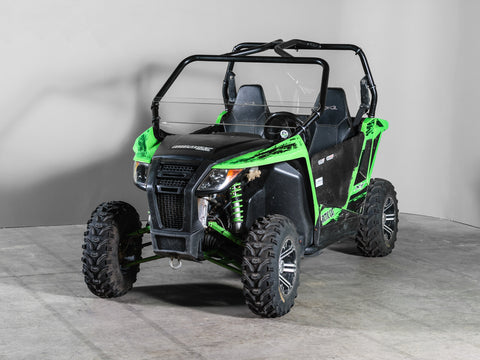 TK00402 ARCTIC CAT WILDCAT TRAIL/SPORT (DOES NOT FIT WC FULL SIZE OR WC XX) HALF UTV WINDSHIELD - SCRATCH RESISTANT 1/4”