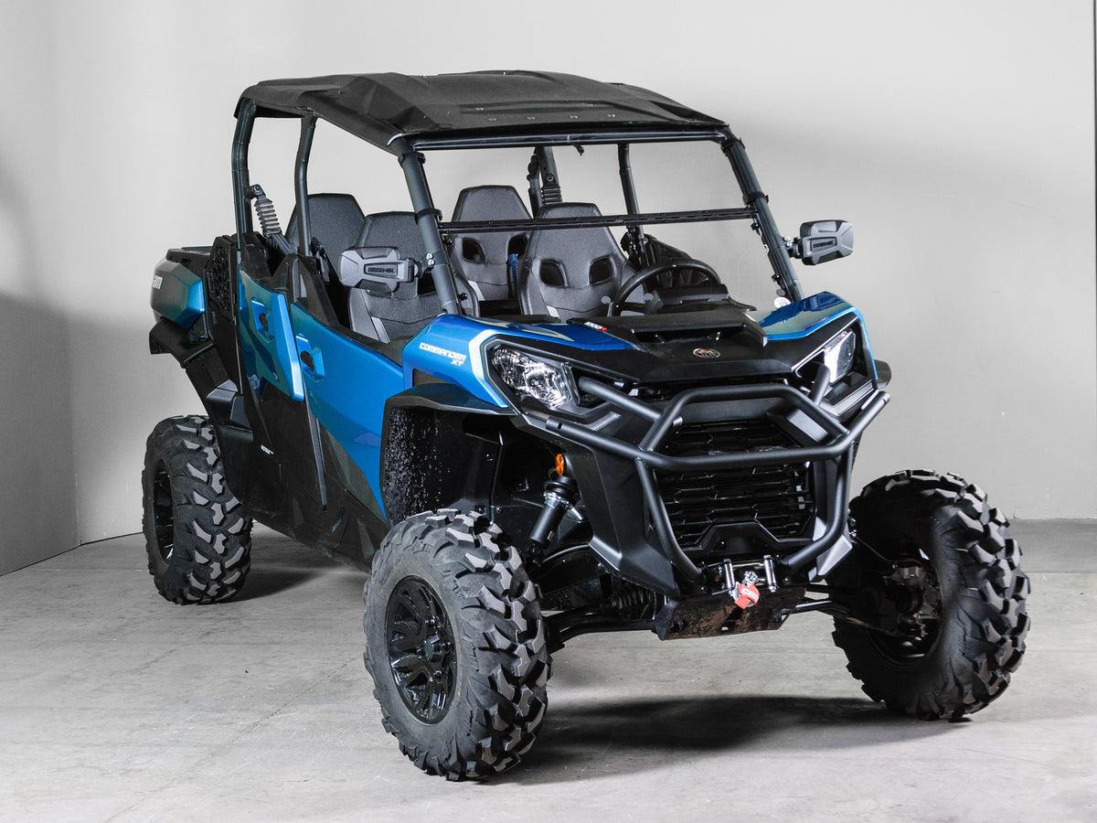 TK00331 CAN-AM COMMANDER 1000 WITH PRO FIT FRAME TILTING UTV WINDSHIELD - STANDARD 3/16" - FOR SOFT OR NO TOP