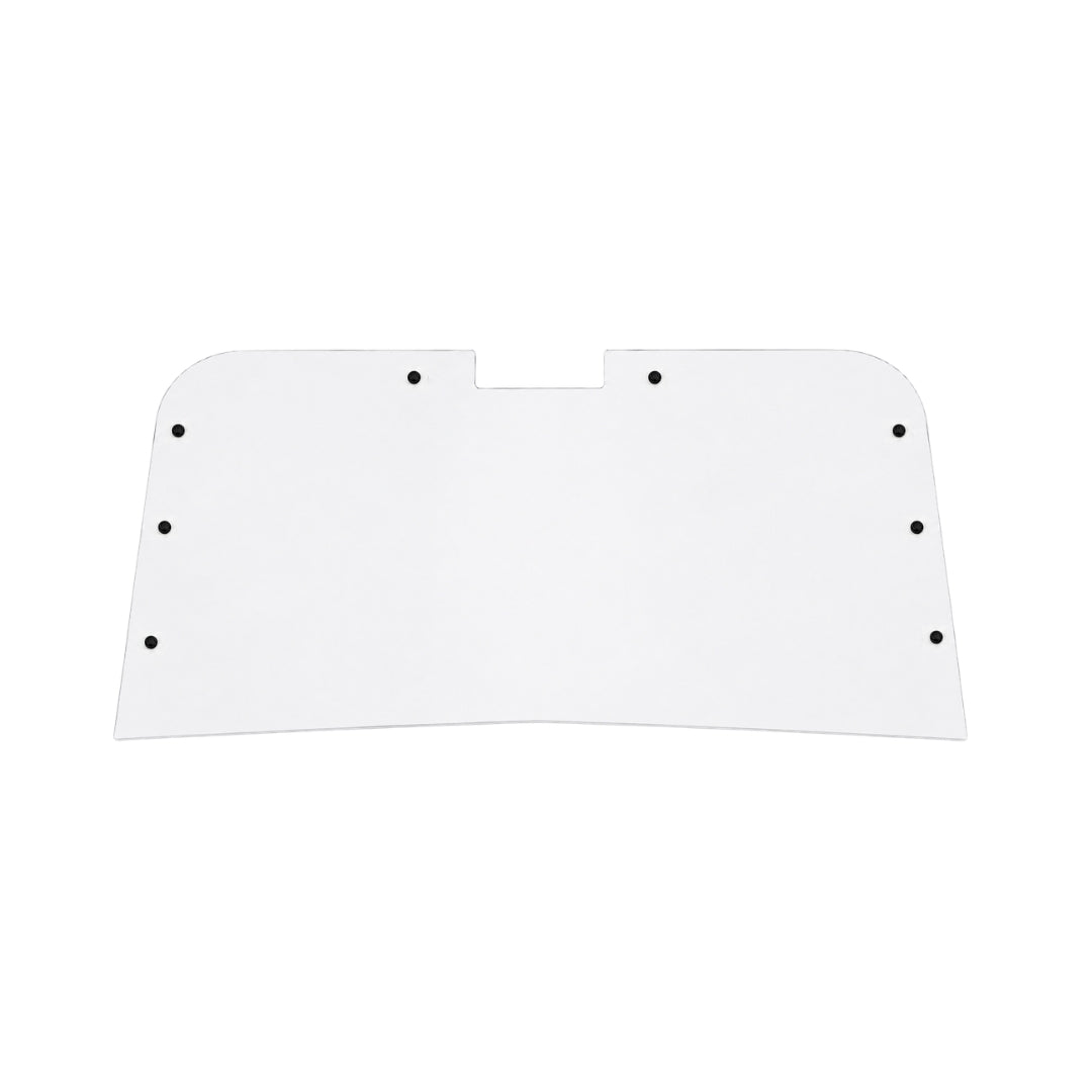 2006-2010 Arctic Cat Prowler rear UTV windshield, clear polycarbonate panel with notched top edge