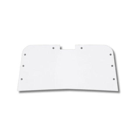 Clear polycarbonate rear UTV windshield, also called a back windshield, with pre-drilled mounting holes, for the 2006–2010 Arctic Cat Prowler.