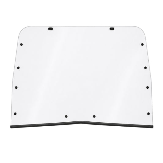 2011-2014 Arctic Cat Prowler full UTV windshield, clear one-piece polycarbonate panel with black bottom trim