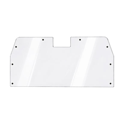 2011-2014 Arctic Cat Prowler rear UTV windshield, clear polycarbonate panel with notched top edge
