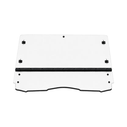 2011-2020 Can-Am Commander tilting UTV windshield, clear polycarbonate with black center hinge