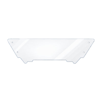 TerraRider half front UTV windshield panel for the 2012-2018 Arctic Cat Wildcat and Wildcat X, shown on a white background