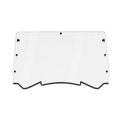 2013-2018 Can-Am Maverick full UTV windshield, clear one-piece polycarbonate with contoured lower edge