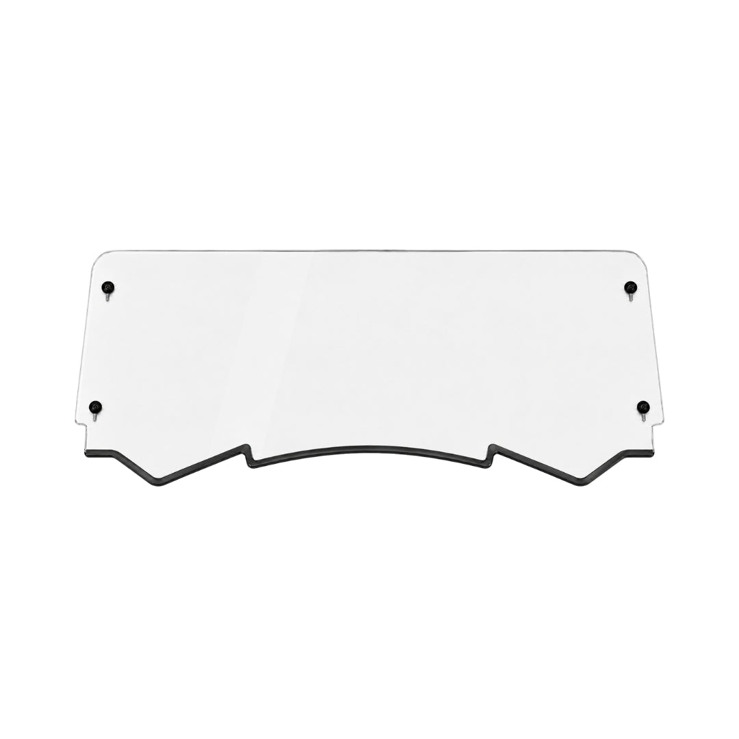 2013-2018 Can-Am Maverick half windshield, clear polycarbonate panel with bottom trim
