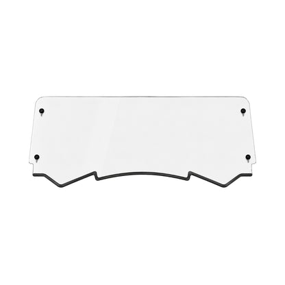 2013-2018 Can-Am Maverick half windshield, clear polycarbonate panel with bottom trim