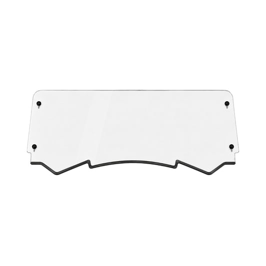 2013-2018 Can-Am Maverick half windshield, clear polycarbonate panel with bottom trim