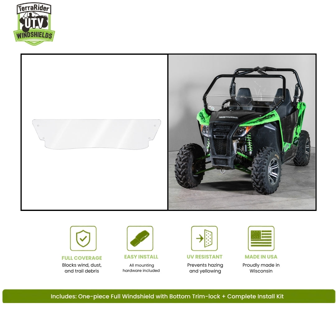 2014-2017 Arctic Cat Wildcat Trail / Sport Half UTV WIndshield