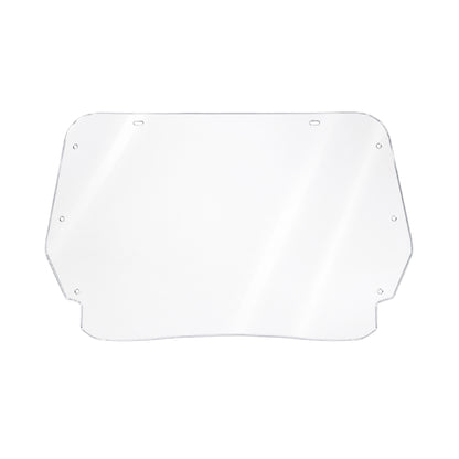 TerraRider full front UTV windshield panel for the 2014-2017 Arctic Cat Wildcat Trail and Wildcat Sport, with mounting holes along the edges