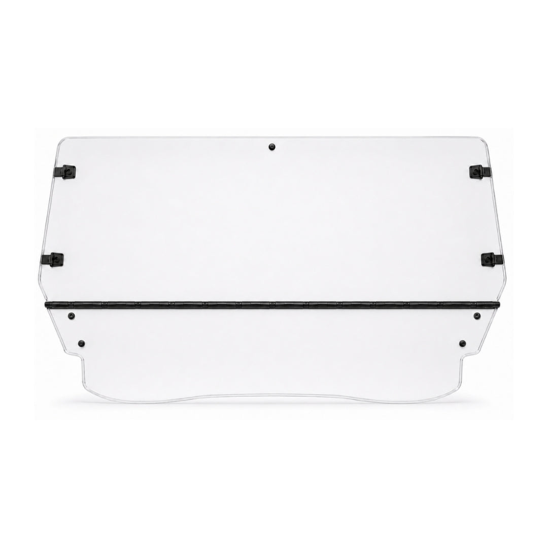 2014-2017 Arctic Cat Wildcat Trail and Sport tilting UTV windshield, clear polycarbonate with black center hinge