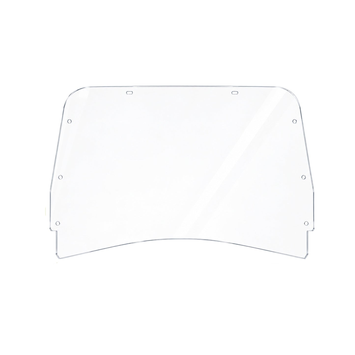 TerraRider full front UTV windshield panel for the 2015-2017 Arctic Cat Prowler HDX and XT, 31 inches tall by 53 inches wide, mounting holes along the edges