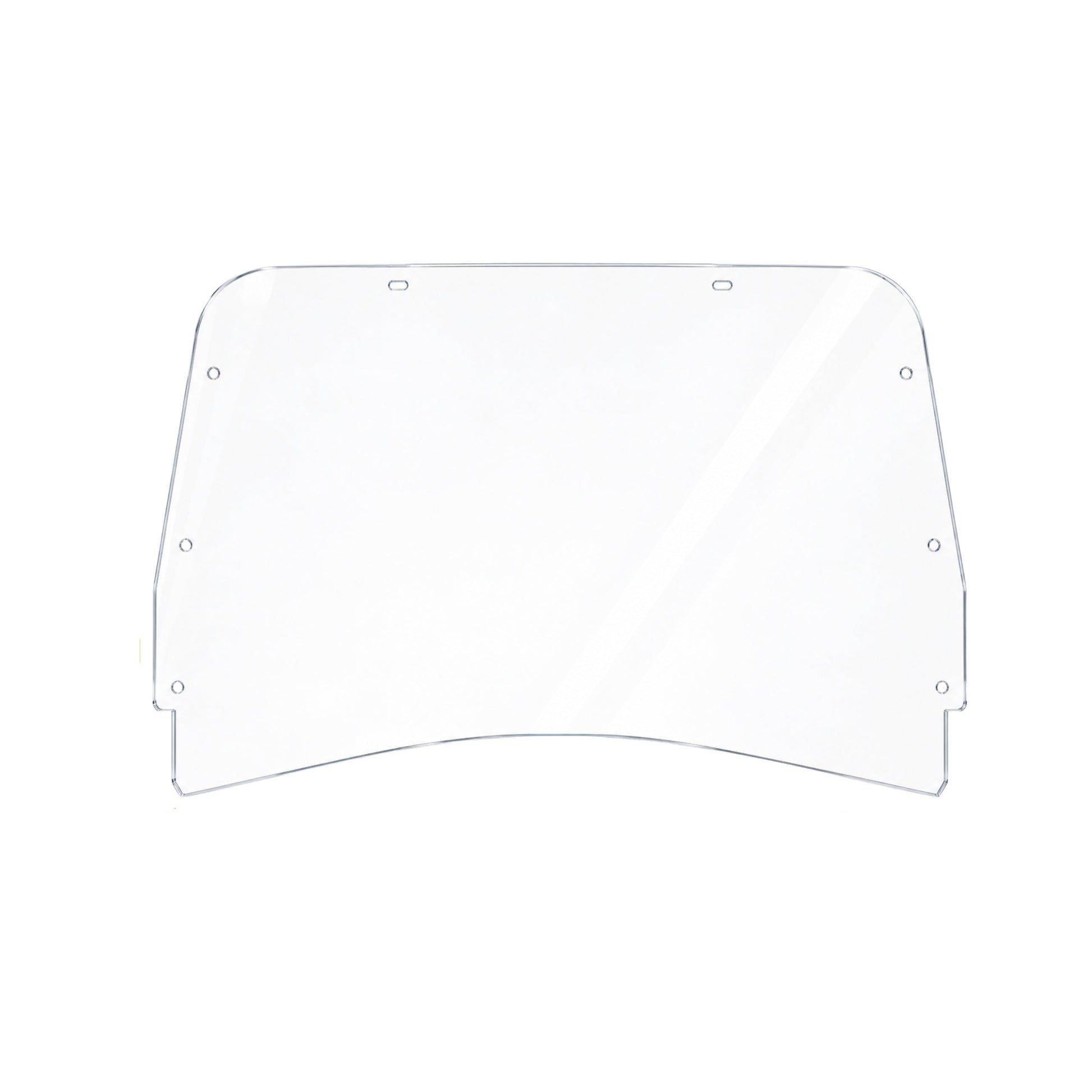 TerraRider full front UTV windshield panel for the 2015-2017 Arctic Cat Prowler HDX and XT, 31 inches tall by 53 inches wide, mounting holes along the edges