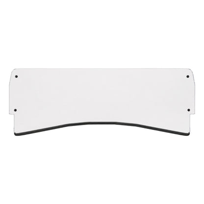 2015-2017 Arctic Cat Prowler HDX half UTV windshield, clear polycarbonate with black bottom trim
