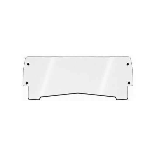 2015-2018 Bennche Spire 1000 half windshield, one-piece clear polycarbonate panel with bottom trim