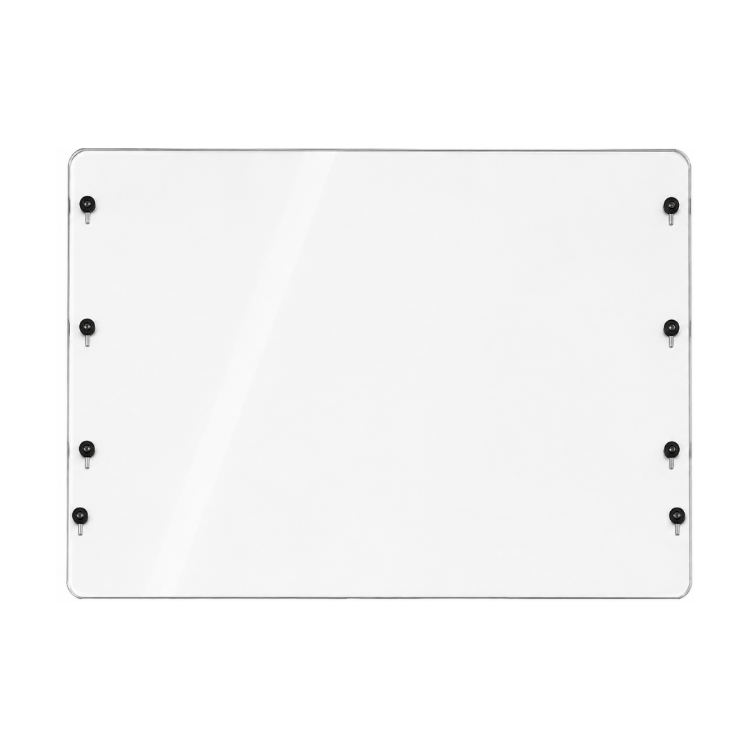 2016-2021 Can-Am Defender full UTV windshield, clear one-piece polycarbonate panel