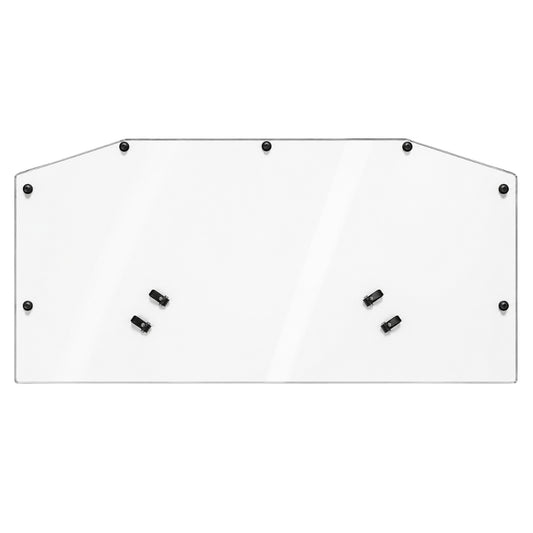 2016-2021 Can-Am Defender rear UTV windshield, clear polycarbonate panel with mounting clips