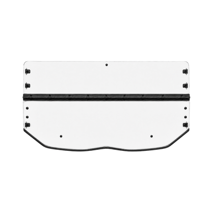 2017-2026 Can-Am Maverick X3 and X3 MAX tilting windshield, two-piece clear polycarbonate panel with hinge