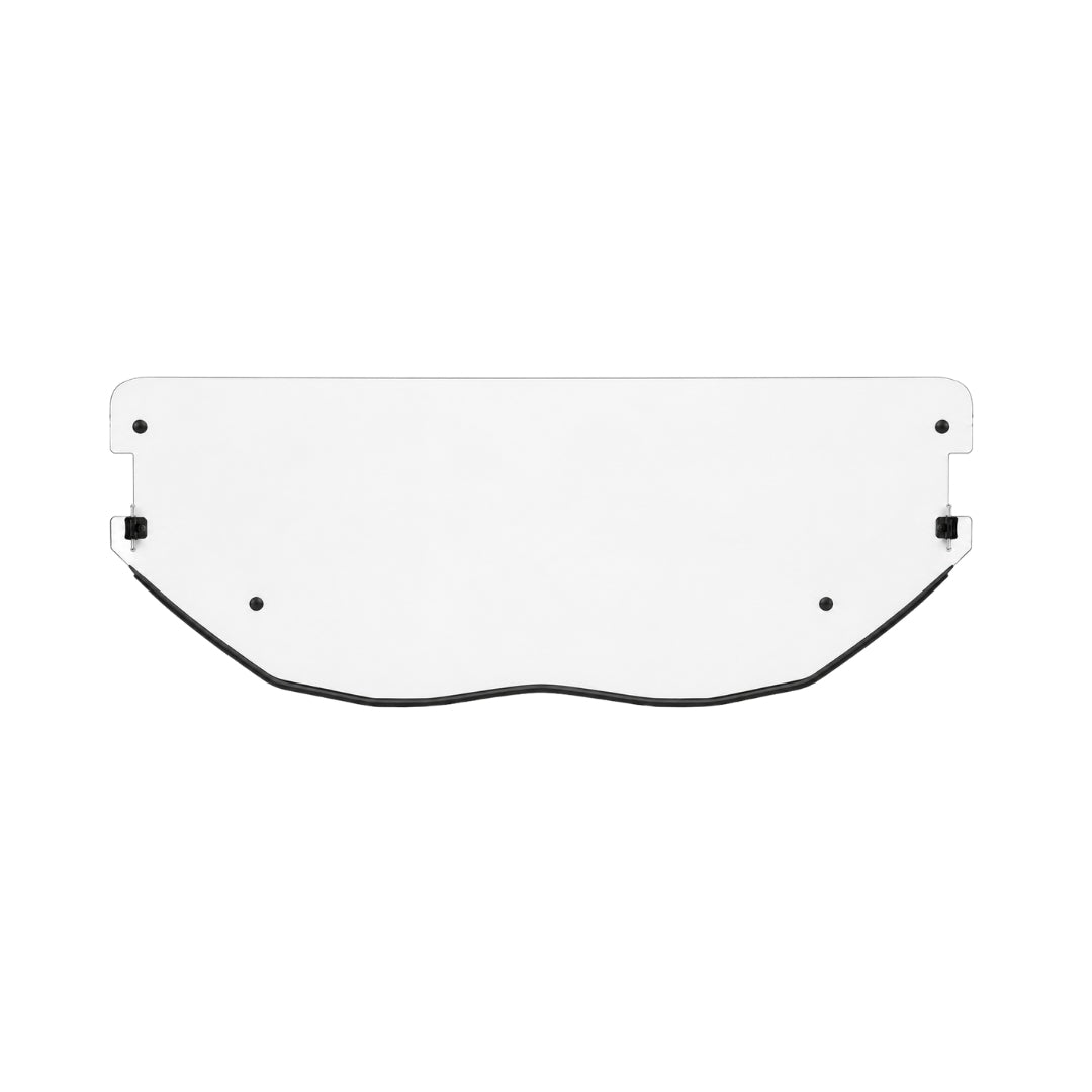 2017-2026 Can-Am Maverick X3 half windshield (without visor) for models with intrusion bars, clear polycarbonate panel. gallery-1
