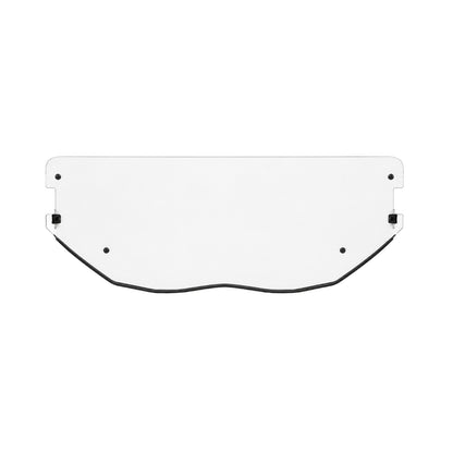 2017-2026 Can-Am Maverick X3 half windshield (without visor) for models with intrusion bars, clear polycarbonate panel. gallery-1