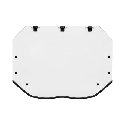 2017-2026 Can-Am Maverick X3 full windshield for models without intrusion bars, one-piece clear polycarbonate panel. gallery-1