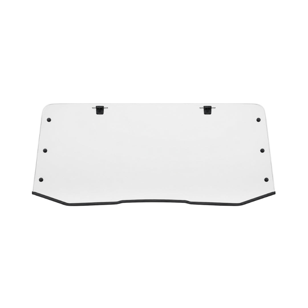 2018-2025 Arctic Cat and Textron Wildcat XX full UTV windshield, clear one-piece polycarbonate with black bottom trim
