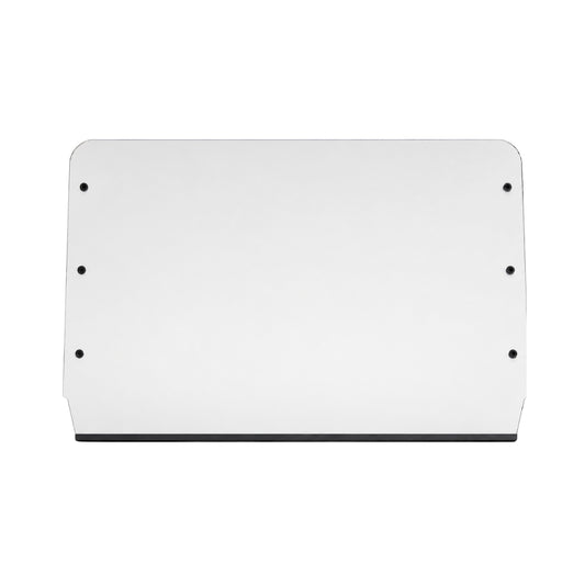 2018-2026 Can-Am Maverick Trail / Sport full windshield, one-piece clear polycarbonate panel with bottom trim