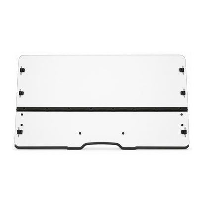 2019-2024 Arctic Cat Prowler Pro and Tracker 800SX tilting UTV windshield, clear polycarbonate with black center hinge