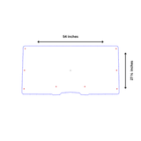 2018-2024 ARCTIC CAT PROWLER PRO WITH PRO FIT FRAME (COMPATIBLE WITH TRACKER 800SX) FULL UTV WINDSHIELD (TK00119, TK00424 & TK00425)