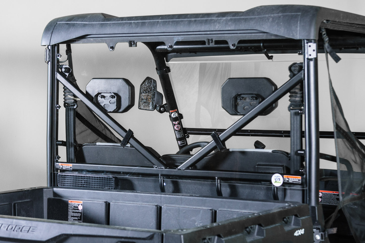 2021+ CFMOTO UFORCE 600 WITH PRO FIT FRAME REAR UTV WINDSHIELD (TK00543 & TK00544)