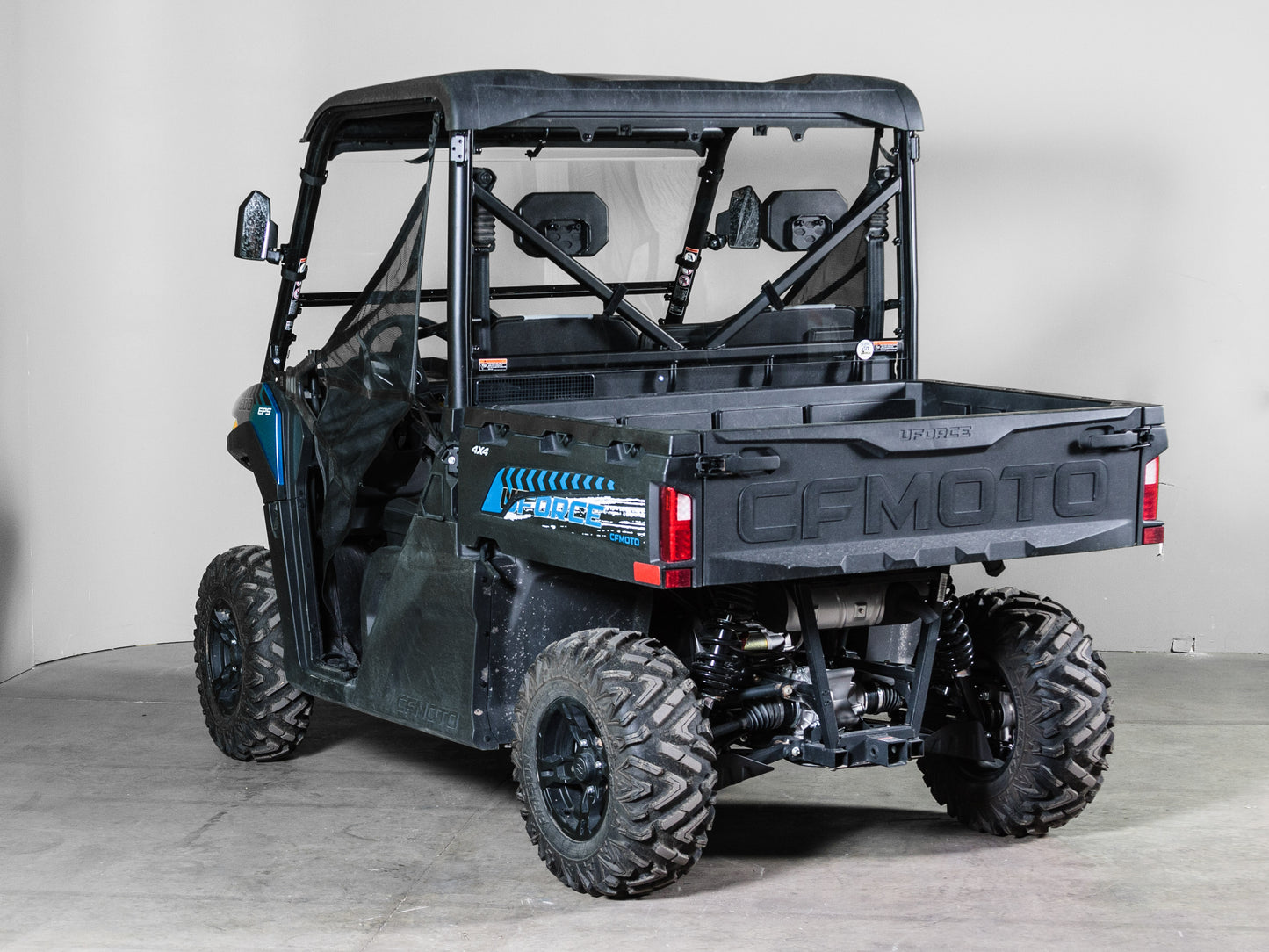 2021+ CFMOTO UFORCE 600 WITH PRO FIT FRAME REAR UTV WINDSHIELD (TK00543 & TK00544)