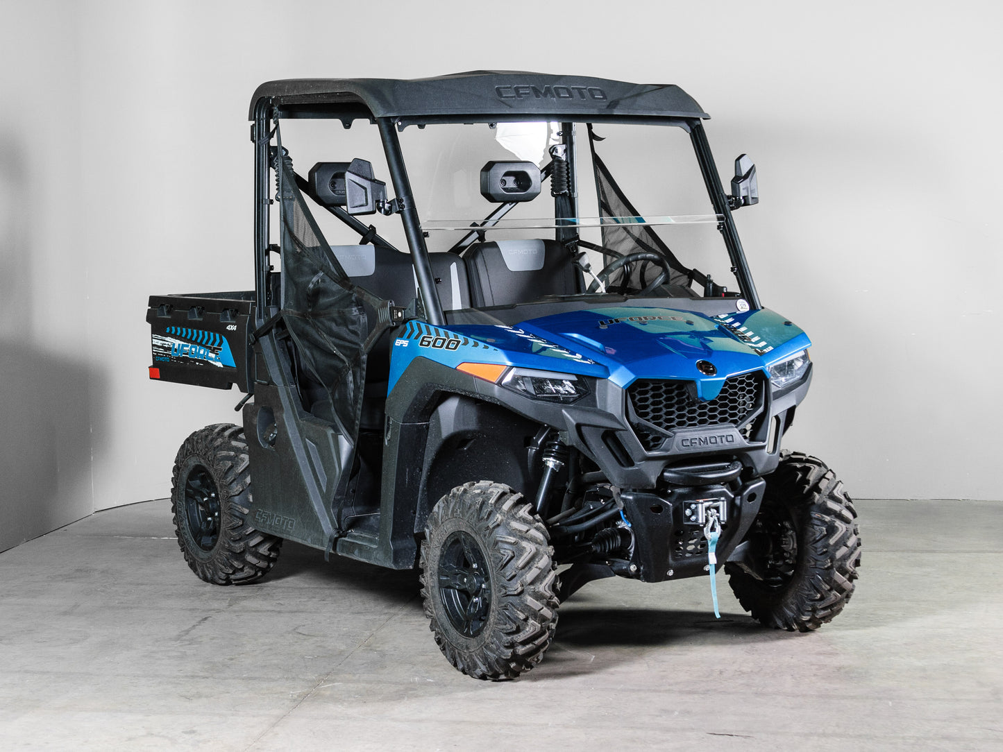2021+ CFMOTO UFORCE 600 WITH PRO FIT FRAME HALF UTV WINDSHIELD (TK00537, TK00538 & TK00539)