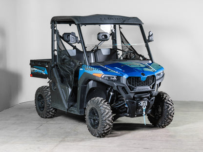 2021+ CFMOTO UFORCE 600 WITH PRO FIT FRAME HALF UTV WINDSHIELD (TK00537, TK00538 & TK00539)