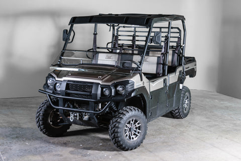 TK00300 2015+ KAWASAKI MULE PRO (FX / DX MODELS) TILTING UTV WINDSHIELD - SCRATCH RESISTANT 3/16” - FOR FACTORY HARD TOP